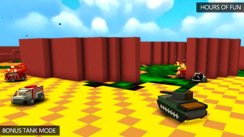 Screenshot 4: Blocky Demolition Derby