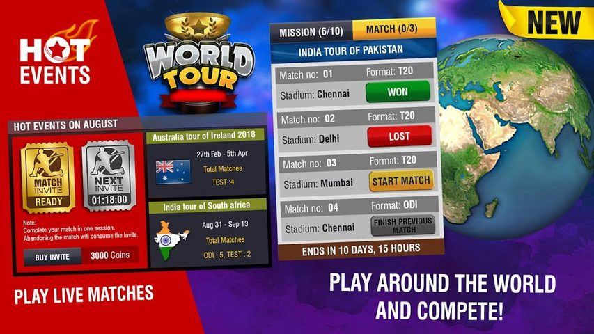 Screenshot 9: World Cricket Championship 2