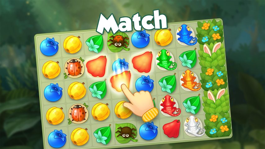 Screenshot 9: Bloomberry match-3 story. Merge fruits & decorate!
