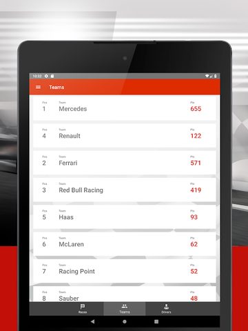 Screenshot 13: Formula 2021 Calendar & Standings