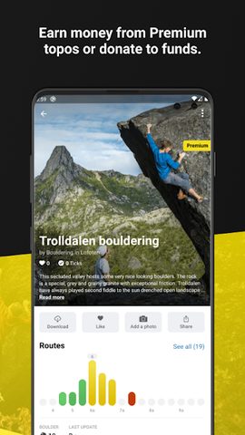 Screenshot 6: Rock Climbing Guide | 27 Crags