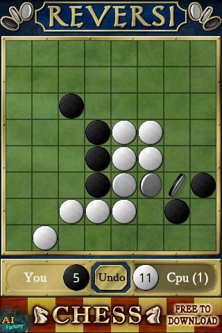 Screenshot 1: Reversi