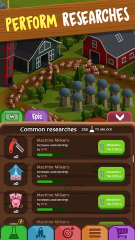 Screenshot 3: Tiny Pig Idle Games – Idle Tycoon Clicker Games