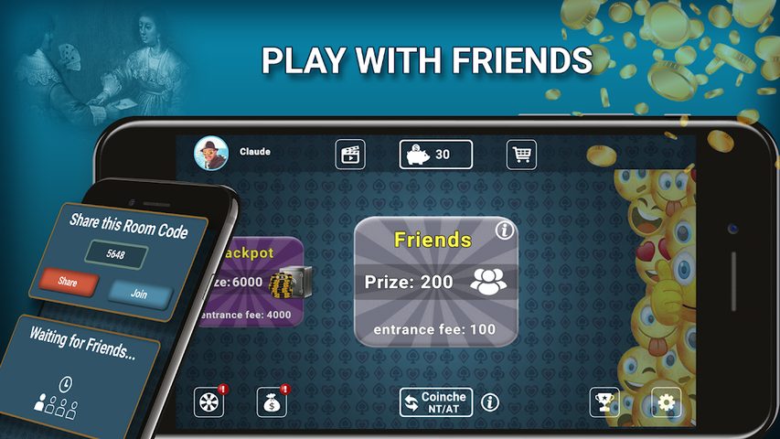 Screenshot 4: Blot - Belote Coinche Multiplayer