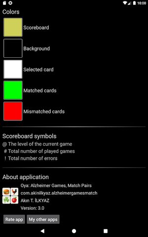 Screenshot 15: Oya: Alzheimer Games, Match Pairs