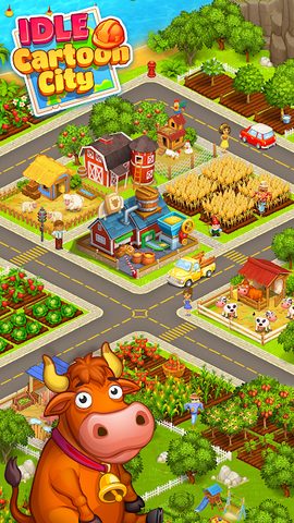 Screenshot 8: Idle Cartoon City - coin day