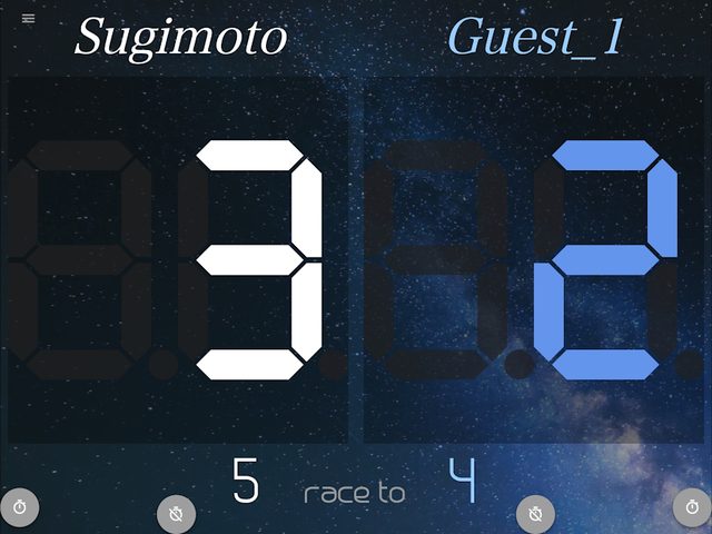 Screenshot 7: neon cue sports score board