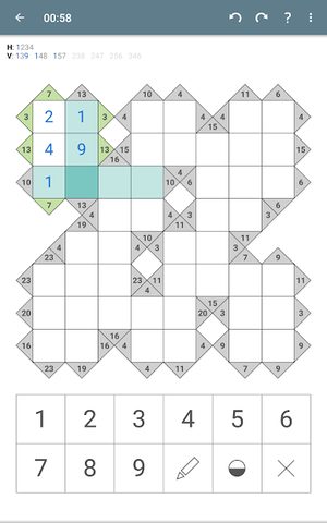 Screenshot 9: Kakuro (Cross Sums) - Classic