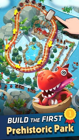 Screenshot 1: Idle Prehistoric Park - Theme