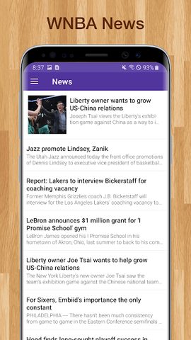 Screenshot 7: Women's Basketball WNBA Live Scores & Schedules