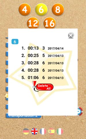 Screenshot 2: Memory16 - (Speech Therapist) - memory game
