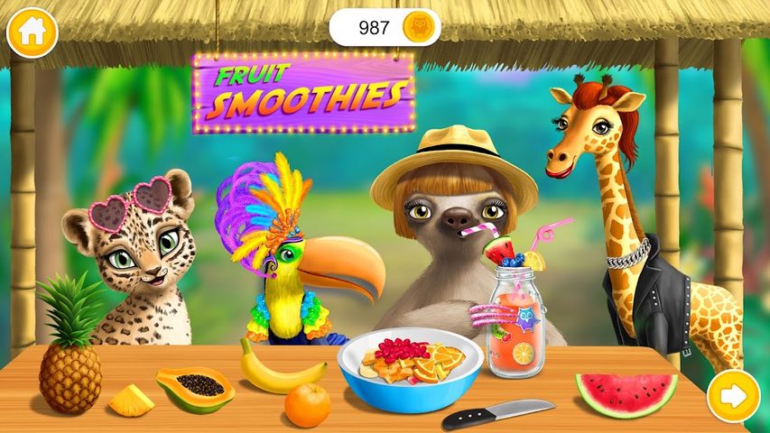 Screenshot 8: Baby Jungle Animal Hair Salon