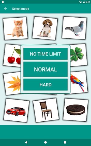 Screenshot 12: Brain game. Picture Match.