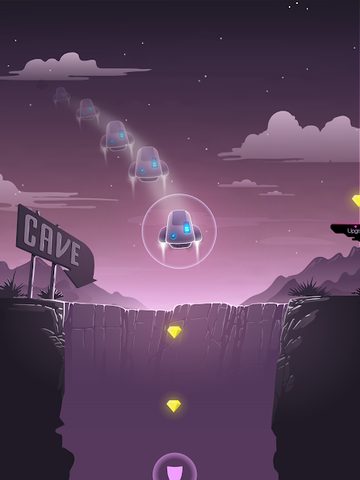 Screenshot 6: Cave FRVR - Spaceship Landing & Galaxy Exploration