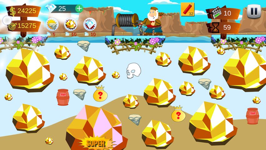 Screenshot 2: Gold Miner Super