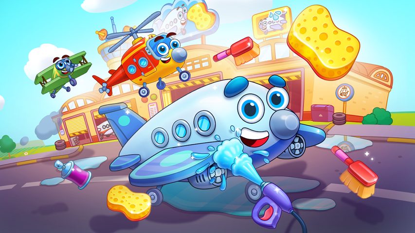 Screenshot 1: Airplane wash