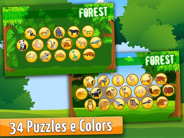Screenshot 24: Forest - Kids Coloring Puzzles