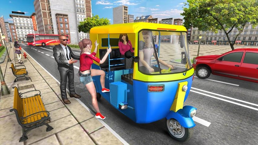 Screenshot 7: Modern Rickshaw Driving Games