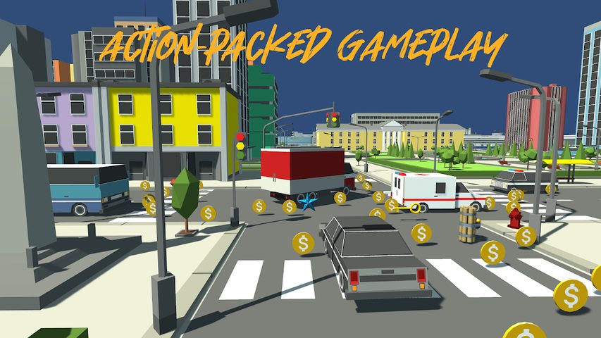 Screenshot 7: Road Rage – Car Crash City Endless Runner Racing