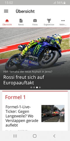 Screenshot 1: Motorsport-Total.com