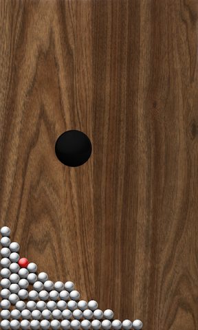 Screenshot 2: Roll Balls into a hole