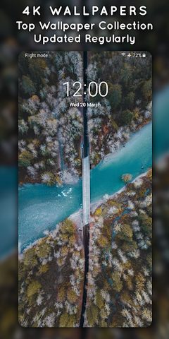 Screenshot 1: 4K Wallpapers - Auto Changer
