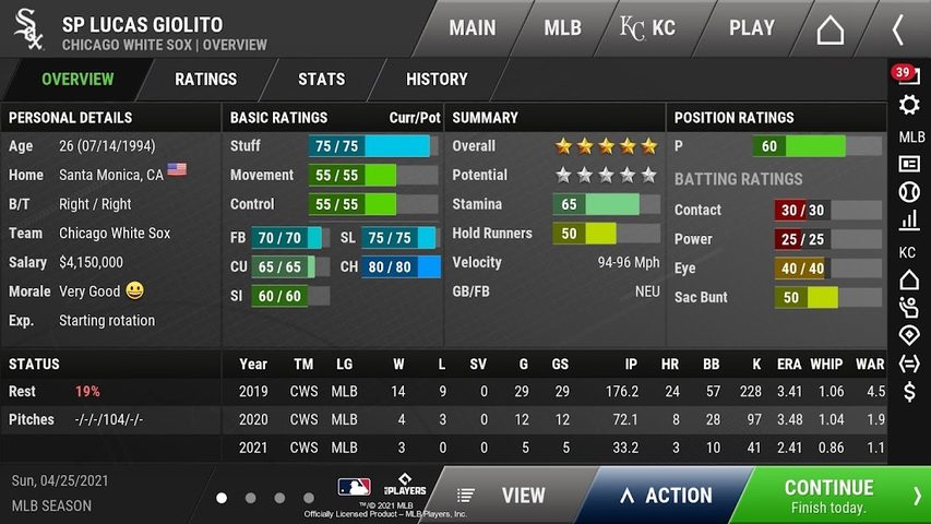 Screenshot 23: OOTP Baseball Go!