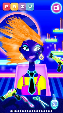 Screenshot 1: Girls Hair Salon Glow