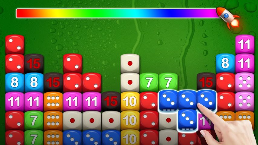 Screenshot 1: Dice Puzzle 3D-Merge Number game
