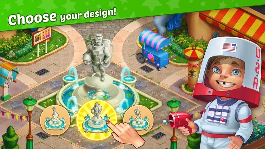 Screenshot 5: Matchland - Build your Theme Park