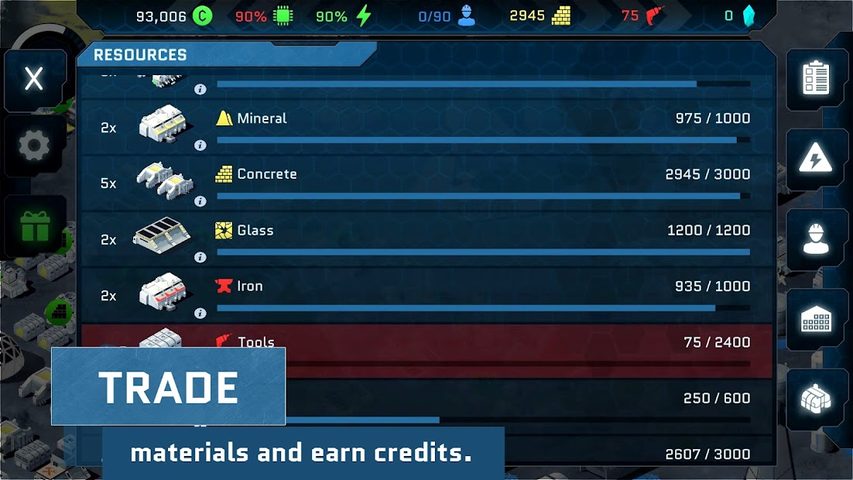 Screenshot 3: Pantenite Space Colony