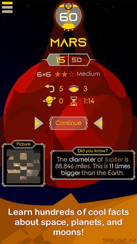 Screenshot 5: Starlight X-2: Space Sudoku