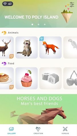 Screenshot 4: Poly Island: create, color, re