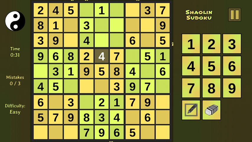 Screenshot 7: Shaolin Sudoku - The Yin Yang