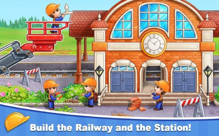 Screenshot 3: Train Games for Kids: station