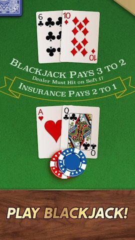 Screenshot 1: Blackjack