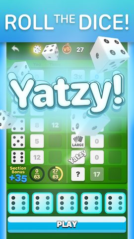Screenshot 1: Yatzy: Dice Game Online