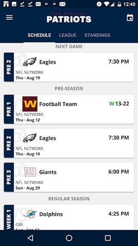 Screenshot 3: New England Patriots
