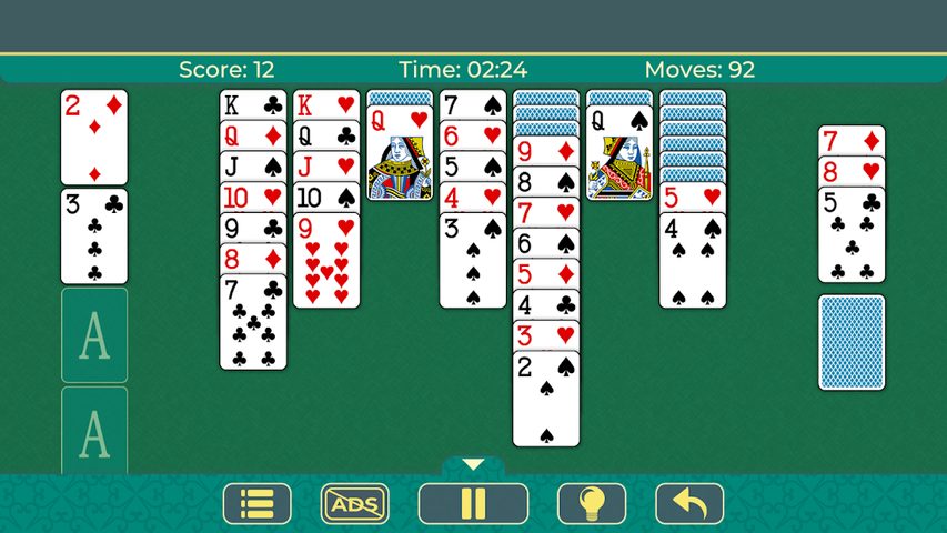 Screenshot 7: Solitaire Klondike classic.