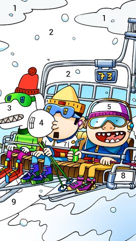 Screenshot 4: Number Color - Drawing Book
