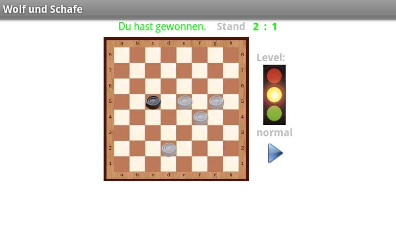 Screenshot 4: Wolf and Sheep (board game)