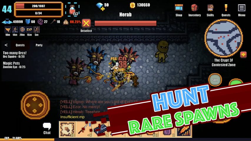 Screenshot 4: Pixel Knights Online 2D MMORPG