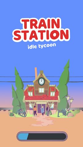 Screenshot 1: Train Station Idle Tycoon