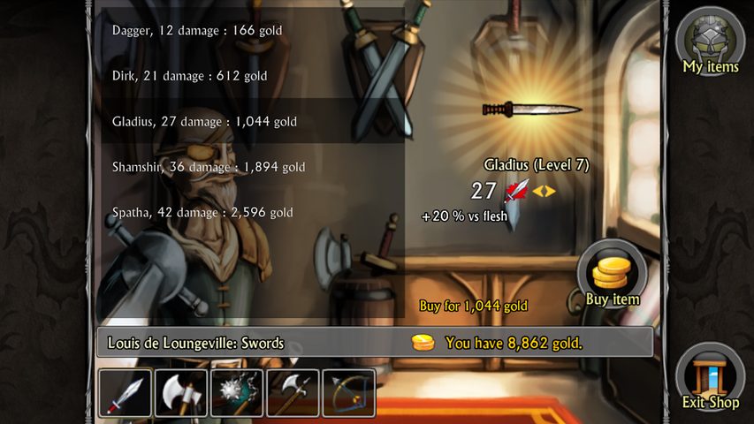 Screenshot 8: Swords and Sandals 2 Redux