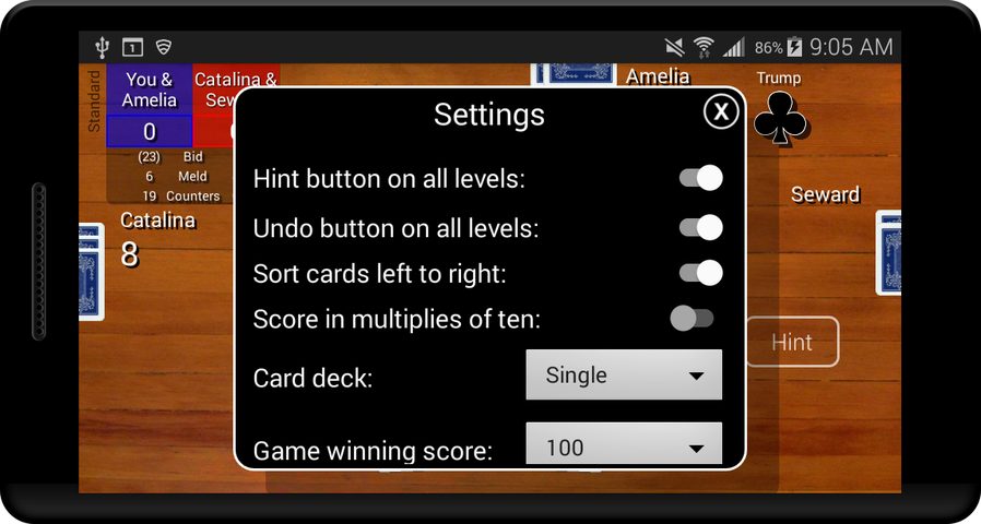 Screenshot 8: Pinochle Classic