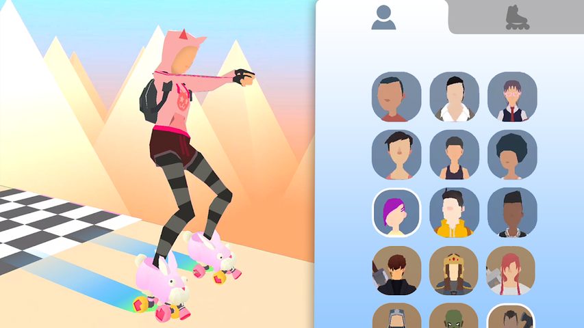 Screenshot 7: Sky Roller: Rainbow Skating