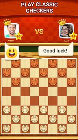 Screenshot 1: Checkers - Online & Offline