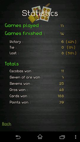 Screenshot 6: Escoba / Broom cards game