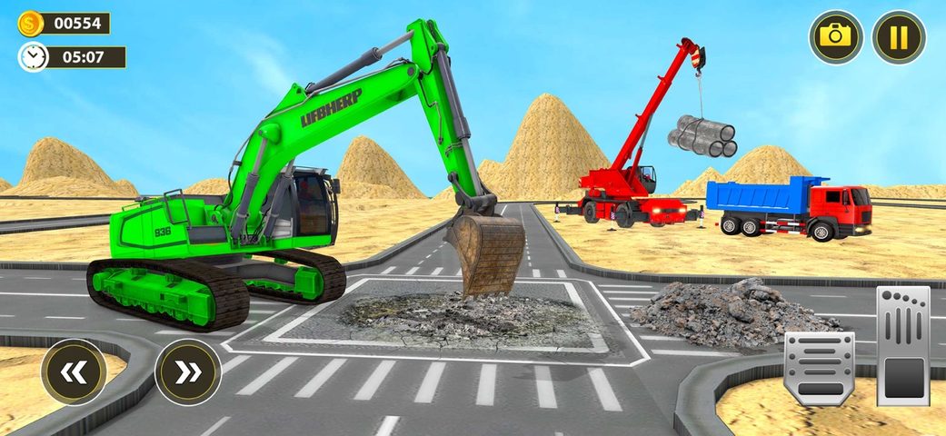 Screenshot 2: Heavy Excavator Dump Truck 3D 4+