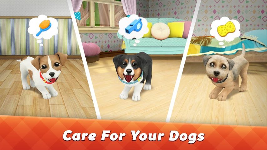 Screenshot 1: Dog Town: Pet Shop, Care Games